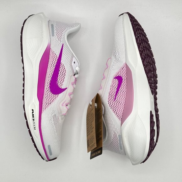 Women's Nike Air Zoom Pegasus 41 White Hyper Violet FD2723-103 Sizes 6.5 - Picture 8 of 12